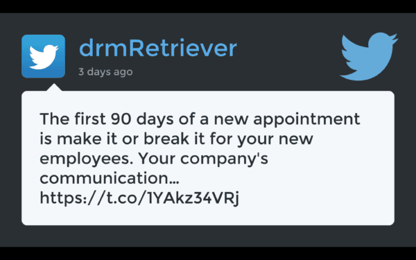 Retriever Digital Signage: Twitter - Latest