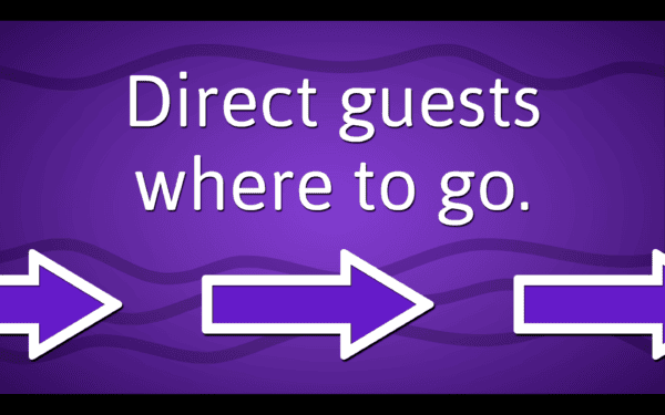 Arrows Right Directional Signage Retriever Digital Signage